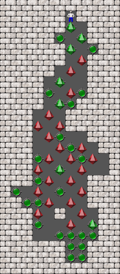 Сокобан More Bugs collections уровень 518